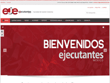 Tablet Screenshot of ejecutantes.com